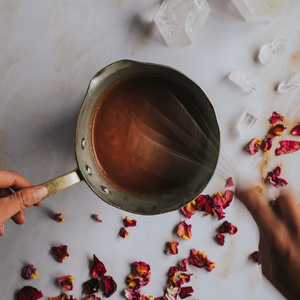 An easy peasy way to make your cacao drink